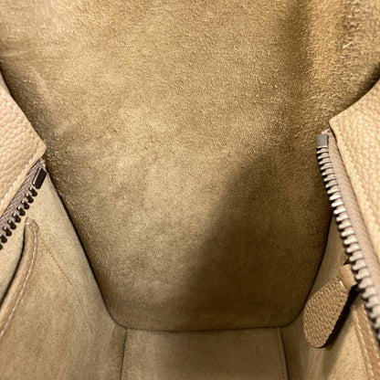 CELINE セリーヌ ラゲージマイクロ ハンドバッグ カーフ レディース 中古