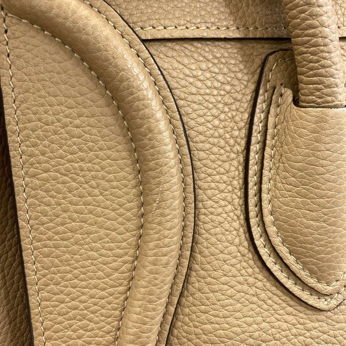 CELINE セリーヌ ラゲージマイクロ ハンドバッグ カーフ レディース 中古