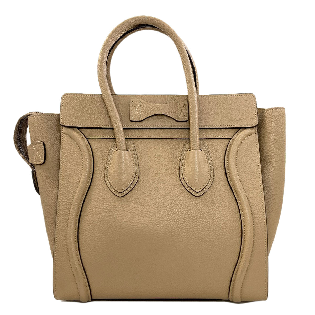 CELINE セリーヌ ラゲージマイクロ ハンドバッグ カーフ レディース 中古
