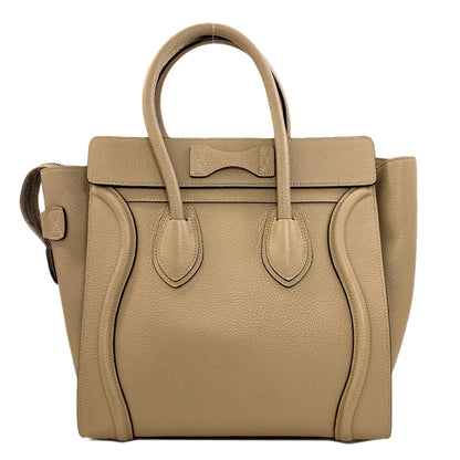 CELINE セリーヌ ラゲージマイクロ ハンドバッグ カーフ レディース 中古