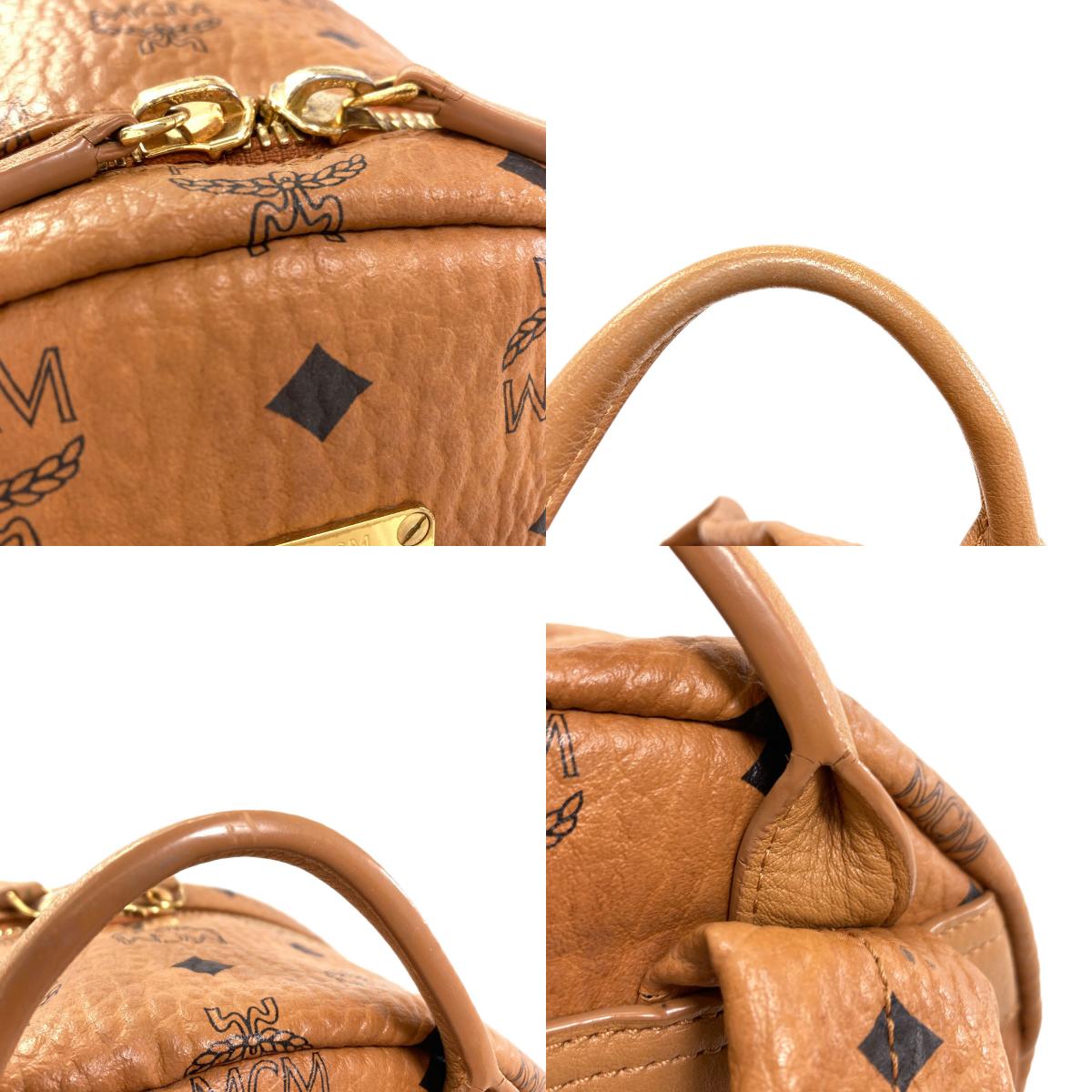 MCM エムシーエム ロゴ リュック・デイパック PVC レディース 中古