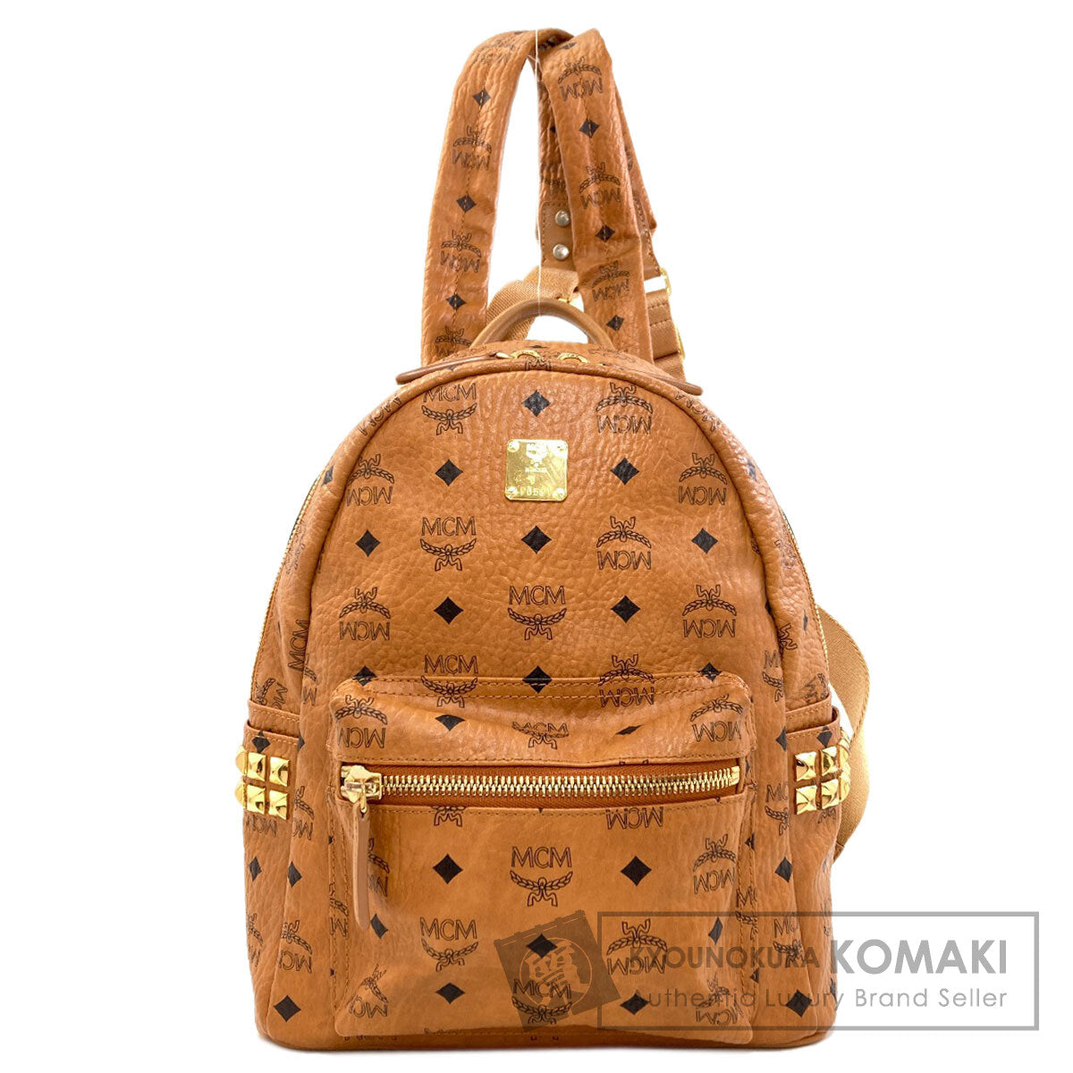MCM エムシーエム ロゴ リュック・デイパック PVC レディース 中古