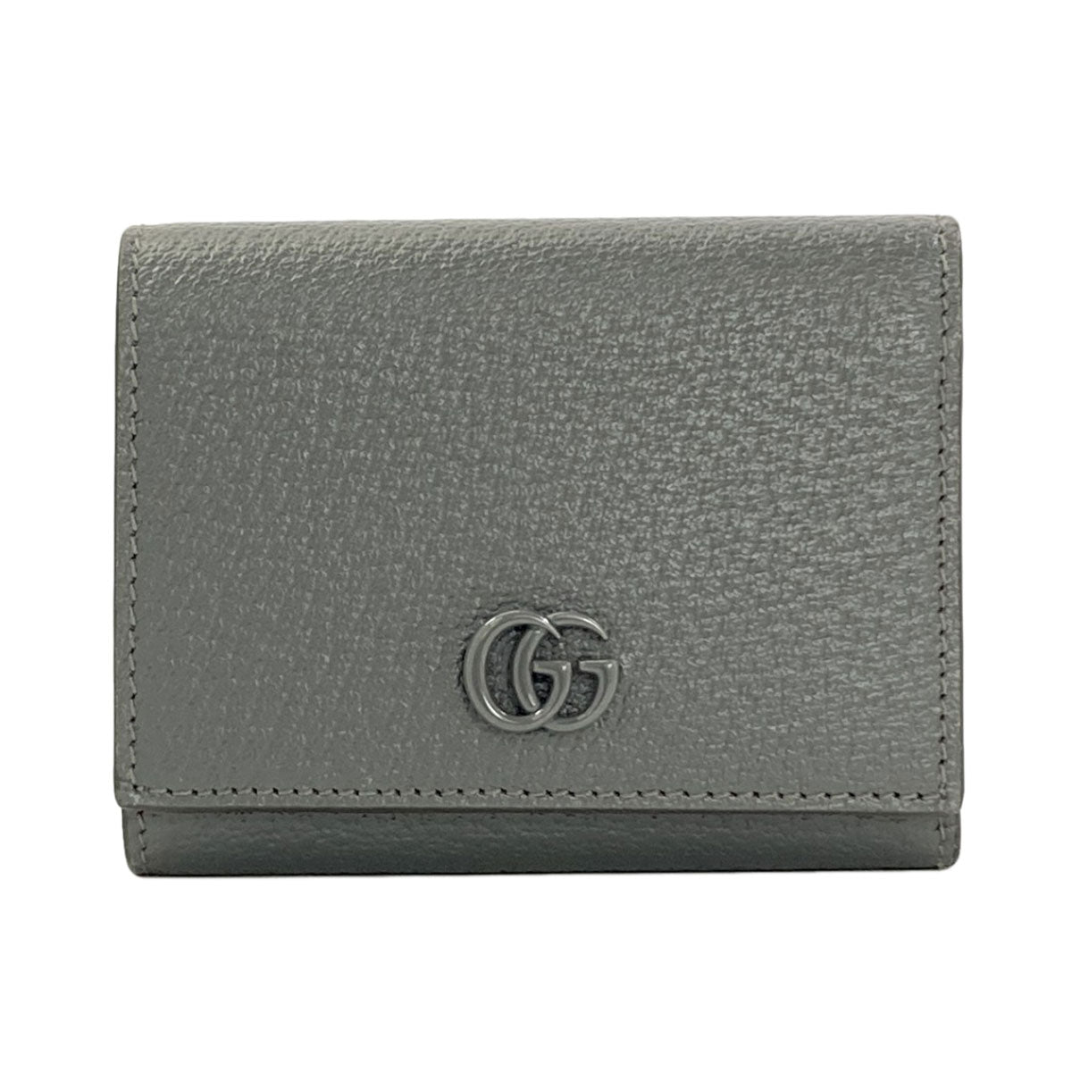 GUCCI グッチ 722732 ダブルG 三つ折り財布 二つ折り財布（小銭入れあり） レザー レディース 中古