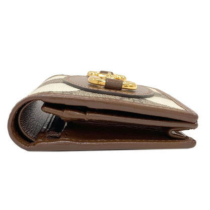 GUCCI グッチ 621887 ホースビット1955 二つ折り財布（小銭入れあり） レザー レディース 中古