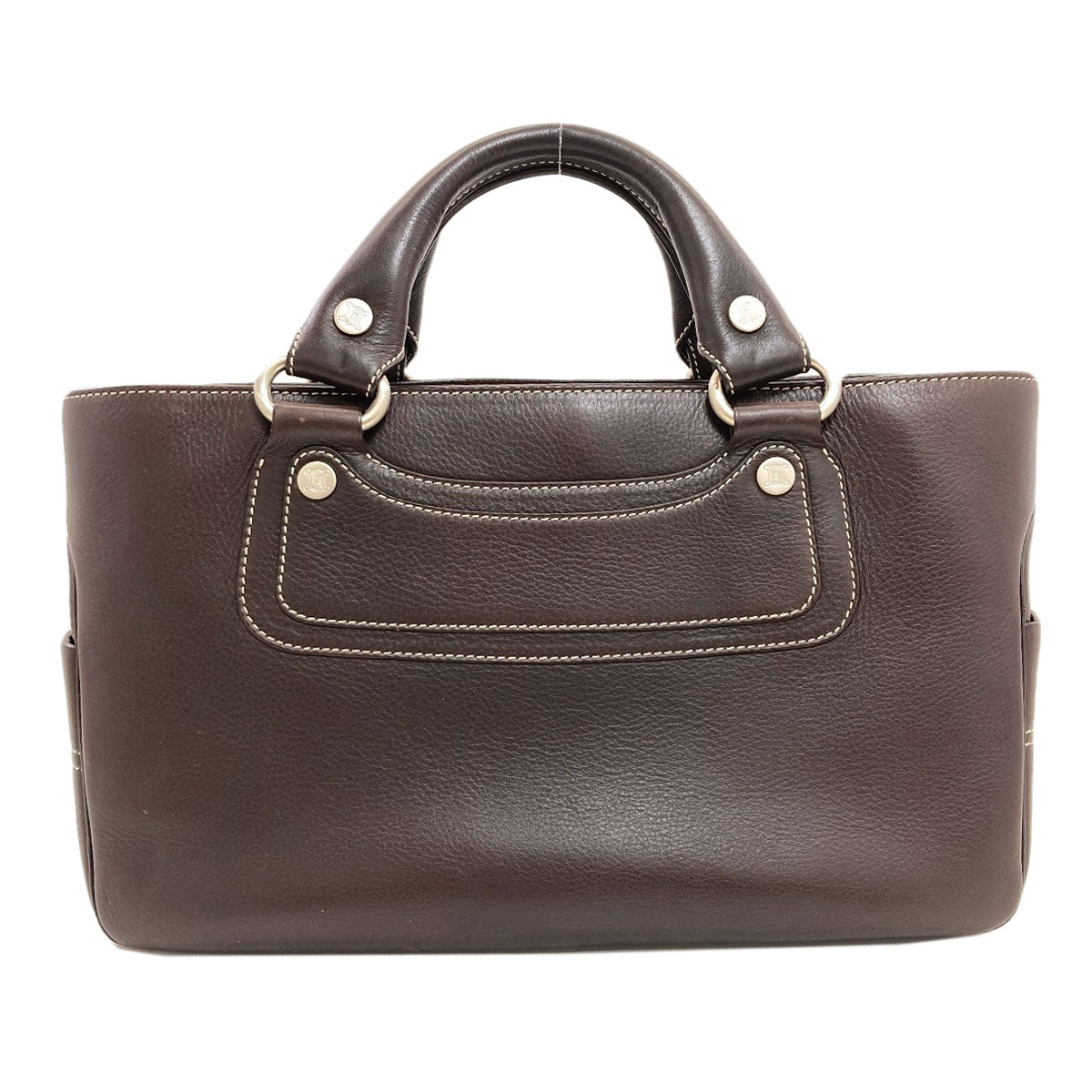 CELINE セリーヌ ブギーバッグ ハンドバッグ カーフ レディース 中古