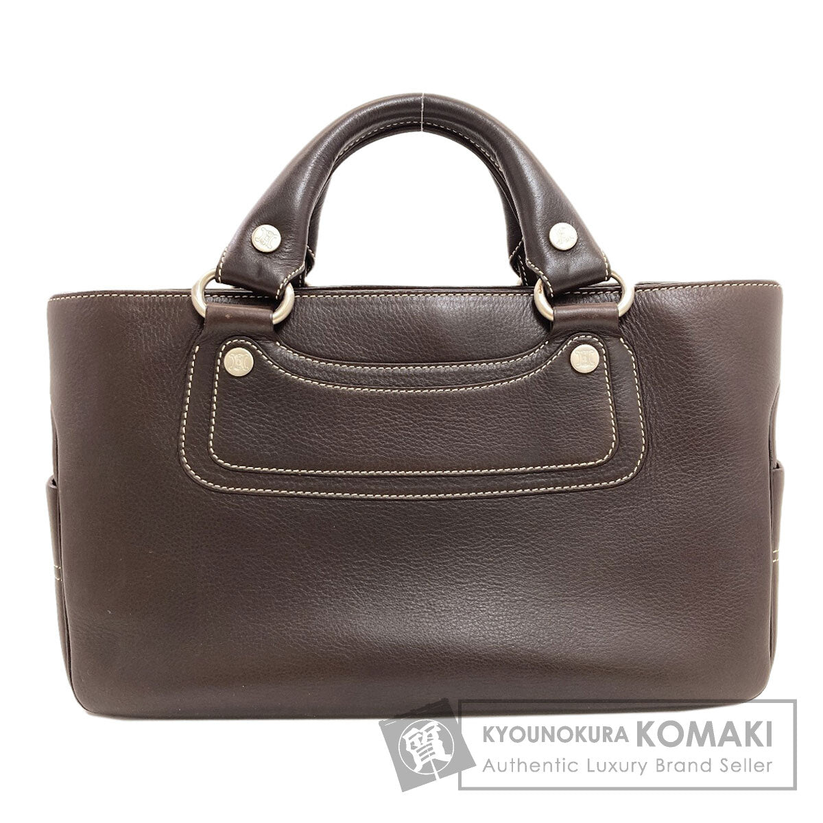 CELINE セリーヌ ブギーバッグ ハンドバッグ カーフ レディース 中古