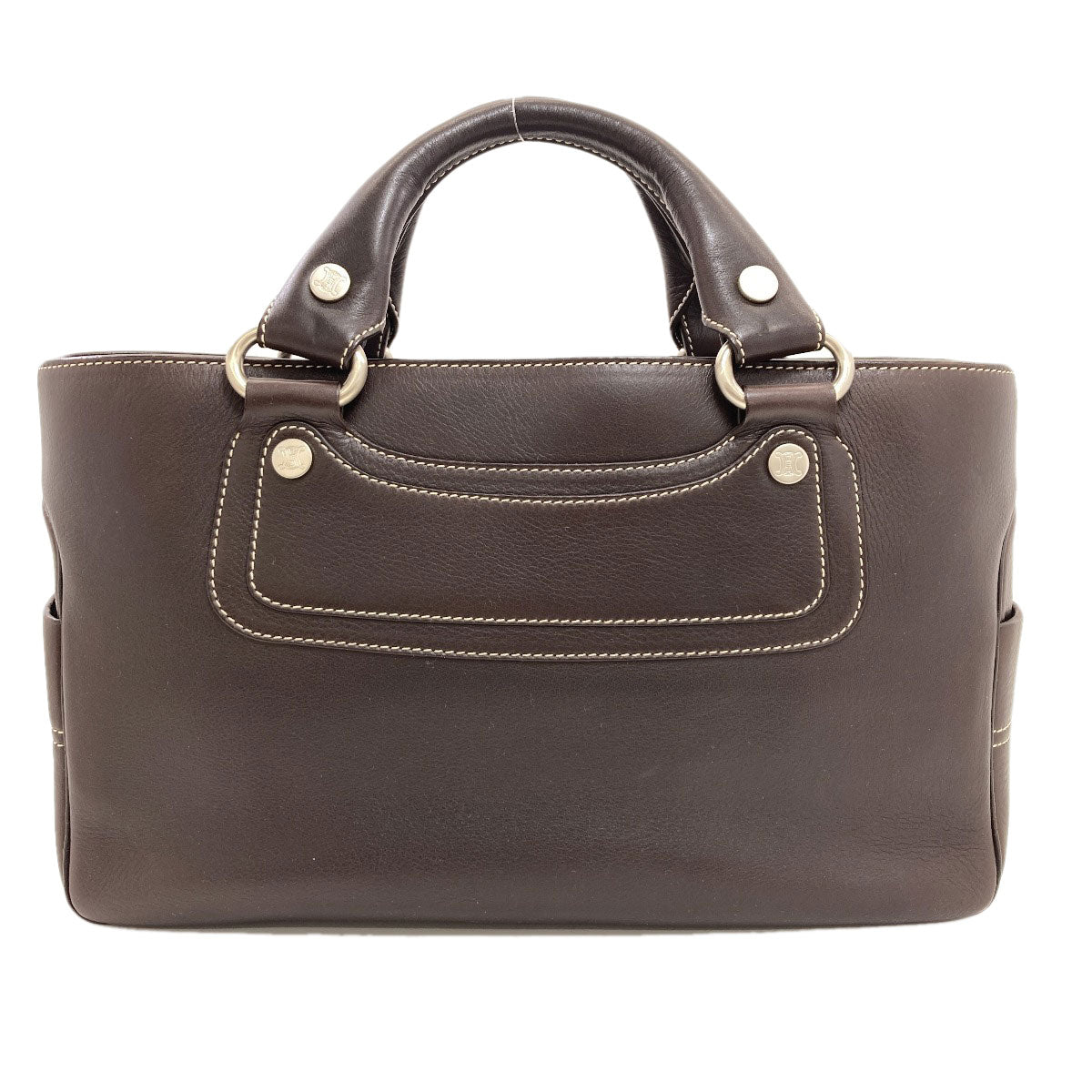 CELINE セリーヌ ブギーバッグ ハンドバッグ カーフ レディース 中古