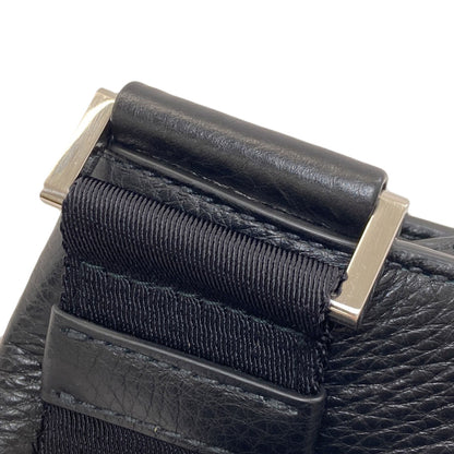 PRADA プラダ ロゴ金具 ショルダーバッグ レザー レディース 中古