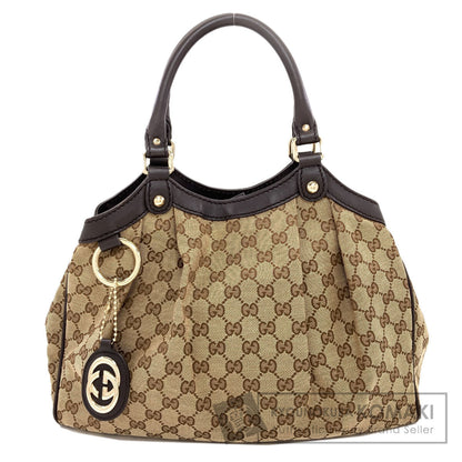 GUCCI グッチ 211944 スーキー GG ハンドバッグ キャンバス レディース 中古