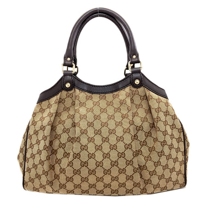 GUCCI グッチ 211944 スーキー GG ハンドバッグ キャンバス レディース 中古