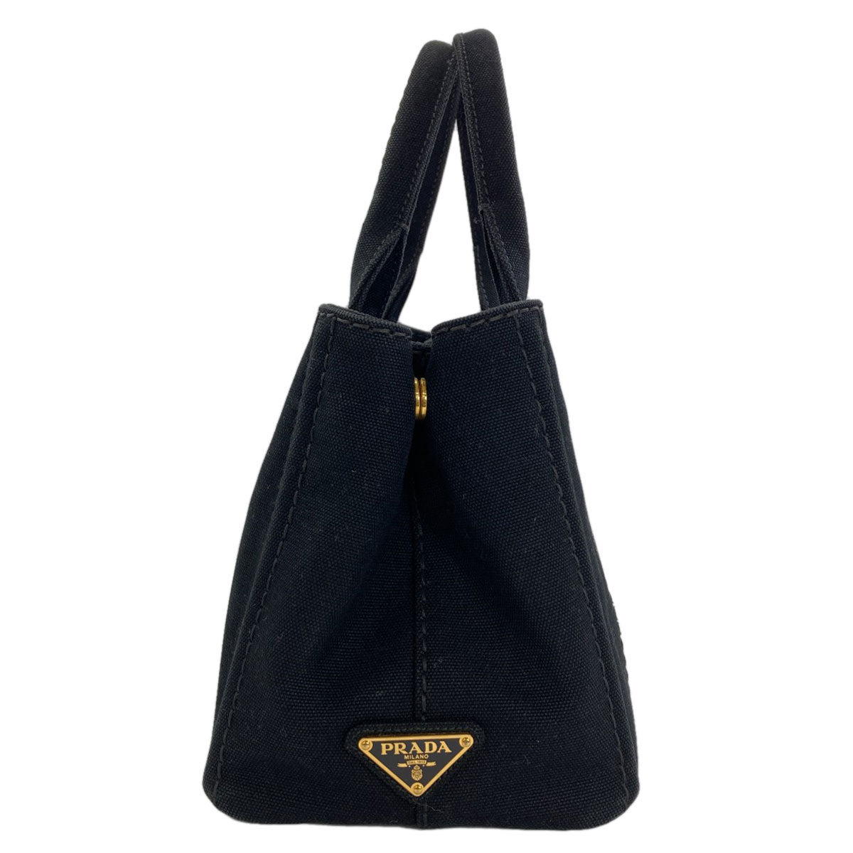 PRADA プラダ カナパミニ 2WAY ハンドバッグ キャンバス レディース 中古