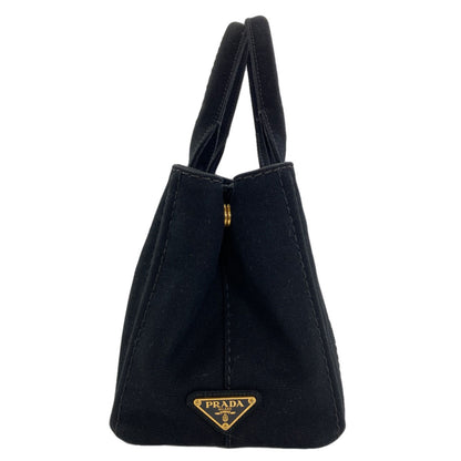 PRADA プラダ カナパミニ 2WAY ハンドバッグ キャンバス レディース 中古