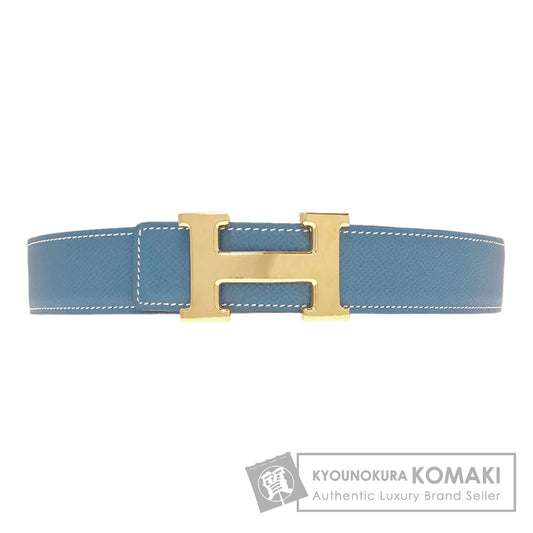 エルメス Hベルト ブルージーン ゴールド金具 ベルト 中古 商品画像1
