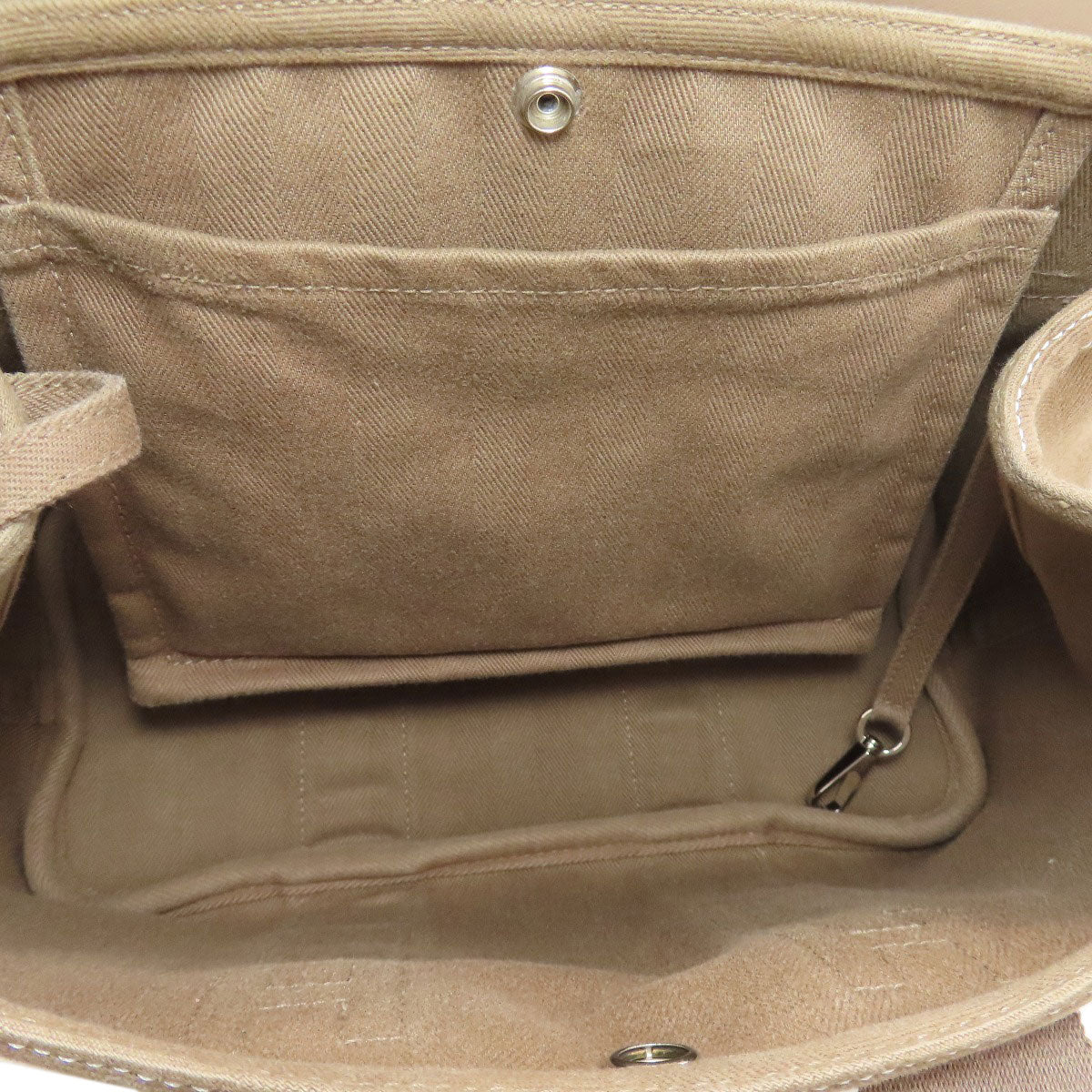 HERMES エルメス ヴァルパライソPM エトープ シルバー金具 ハンドバッグ トワルシェブロン レディース 中古