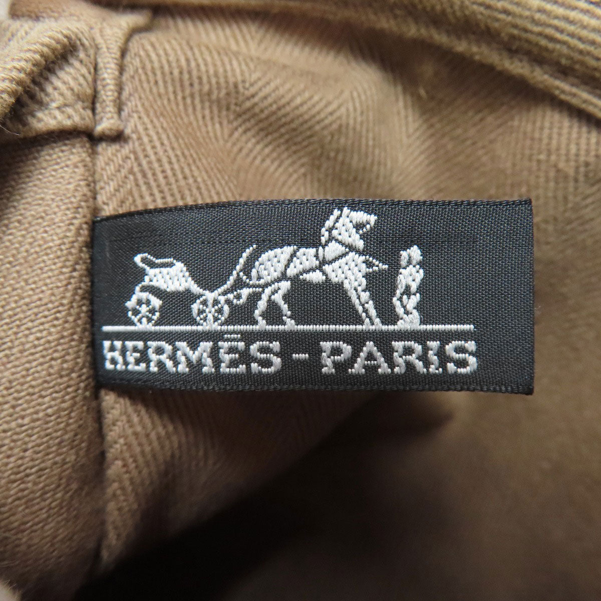 HERMES エルメス ヴァルパライソPM エトープ シルバー金具 ハンドバッグ トワルシェブロン レディース 中古