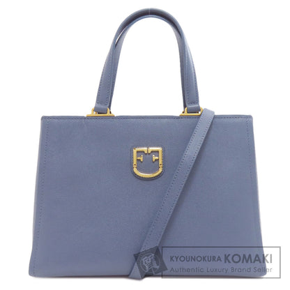 Furla フルラ ベルヴェデーレ 2WAY ハンドバッグ レザー レディース 中古