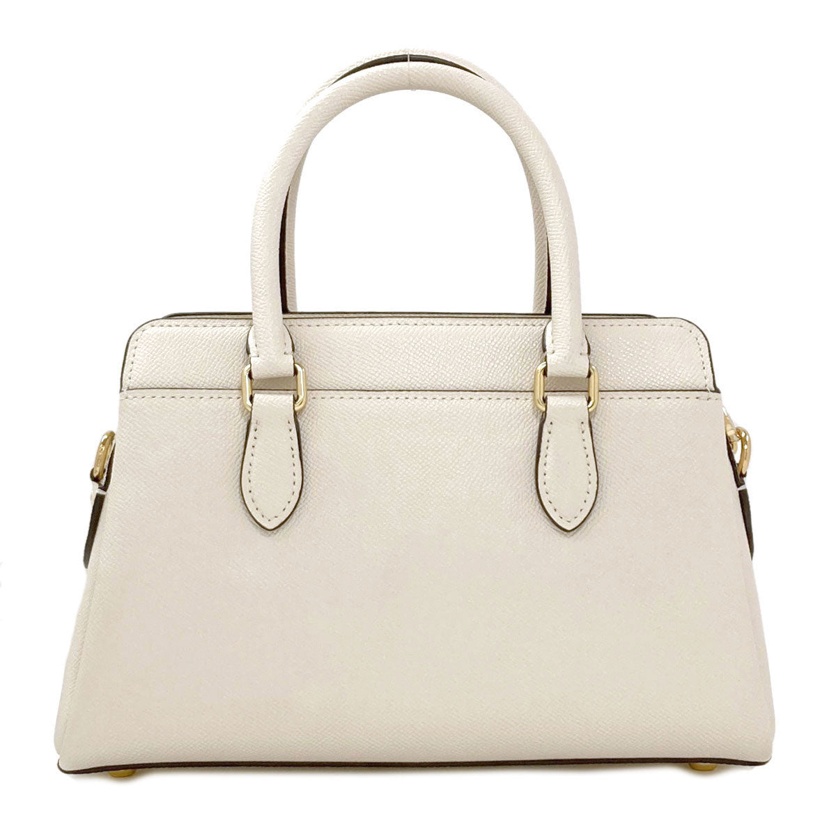 COACH コーチ CH502 ミニ ダーシー キャリーオール シグネチャー 2WAY ハンドバッグ PVC レディース 中古