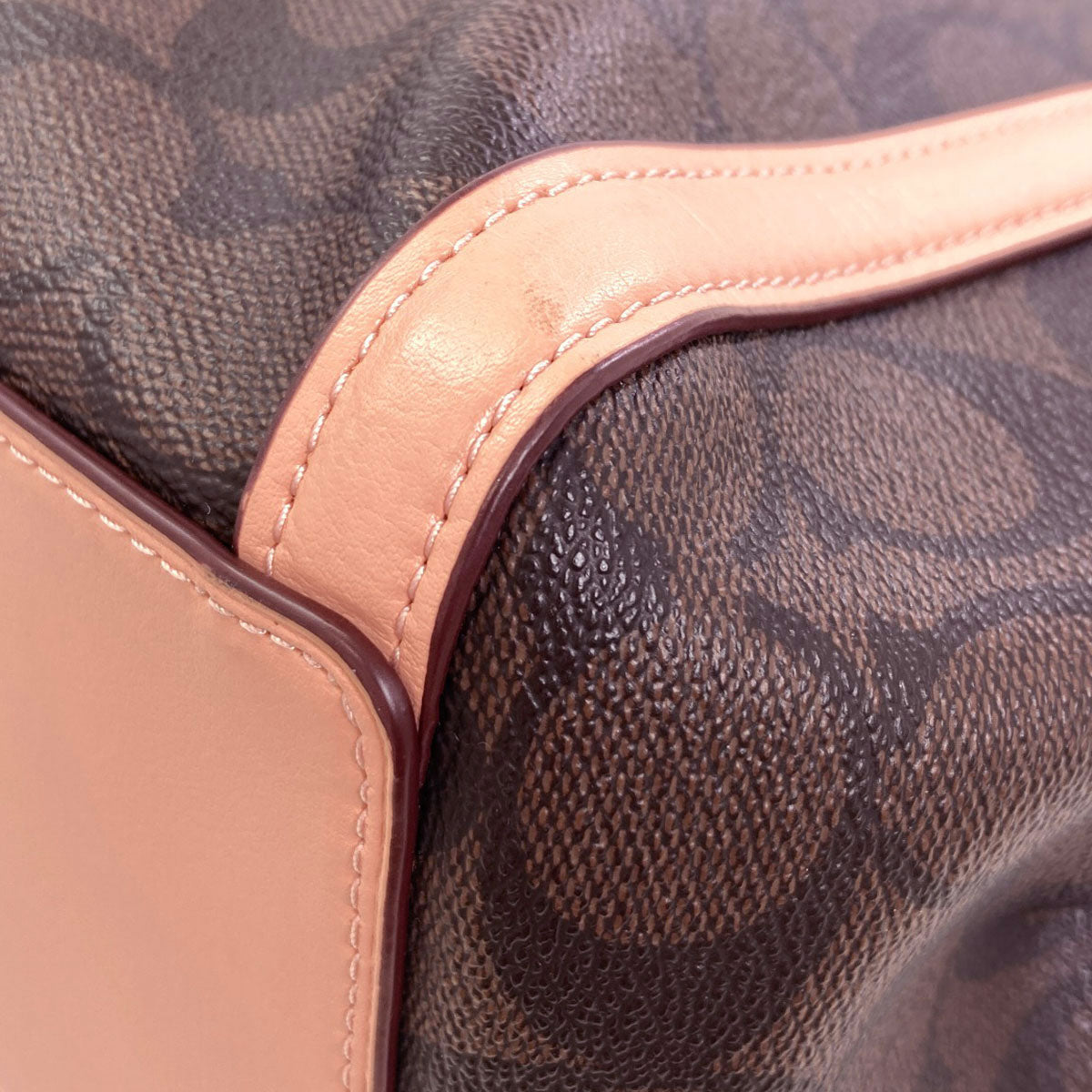 COACH コーチ C6232 クリスティ シグネチャー トートバッグ PVC レディース 中古