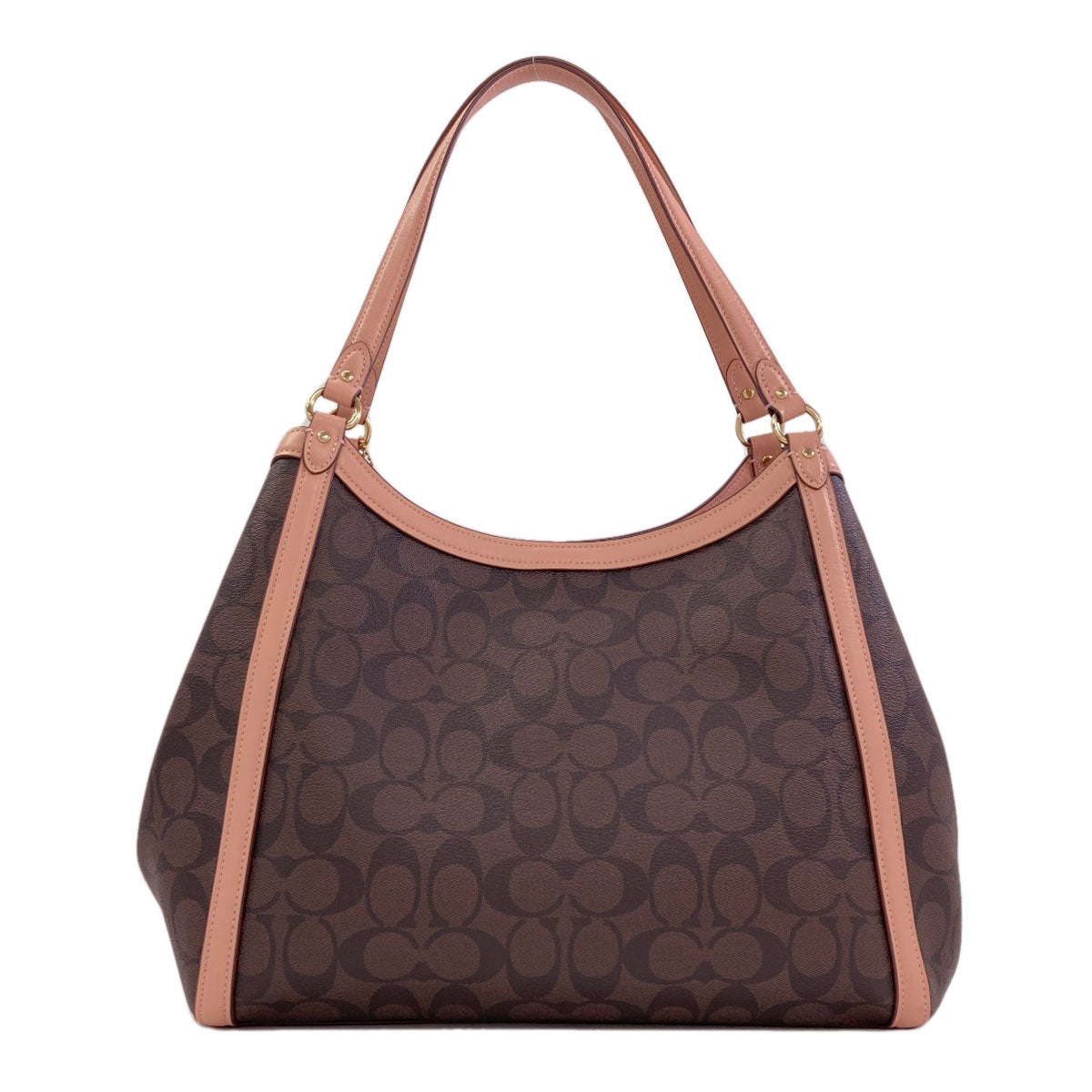 COACH コーチ C6232 クリスティ シグネチャー トートバッグ PVC レディース 中古