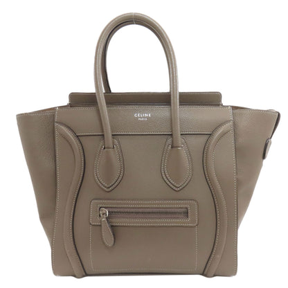 CELINE セリーヌ ラゲージマイクロ ハンドバッグ カーフ レディース 中古