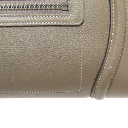 CELINE セリーヌ ラゲージマイクロ ハンドバッグ カーフ レディース 中古