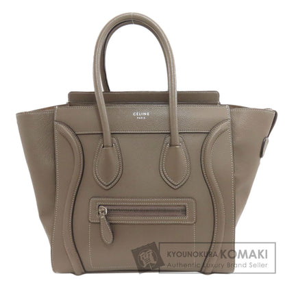 CELINE セリーヌ ラゲージマイクロ ハンドバッグ カーフ レディース 中古