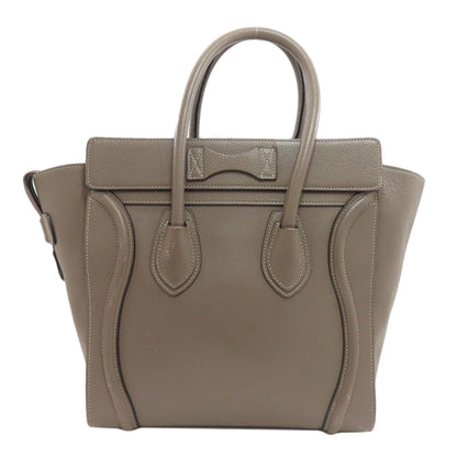 CELINE セリーヌ ラゲージマイクロ ハンドバッグ カーフ レディース 中古