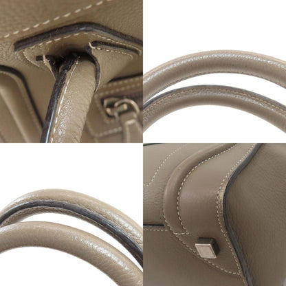 CELINE セリーヌ ラゲージマイクロ ハンドバッグ カーフ レディース 中古