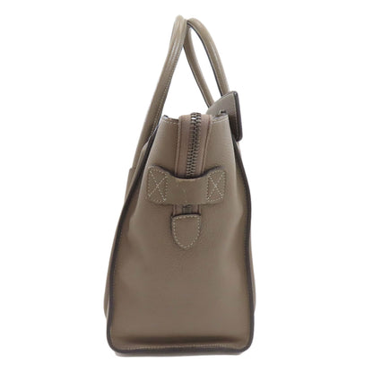 CELINE セリーヌ ラゲージマイクロ ハンドバッグ カーフ レディース 中古
