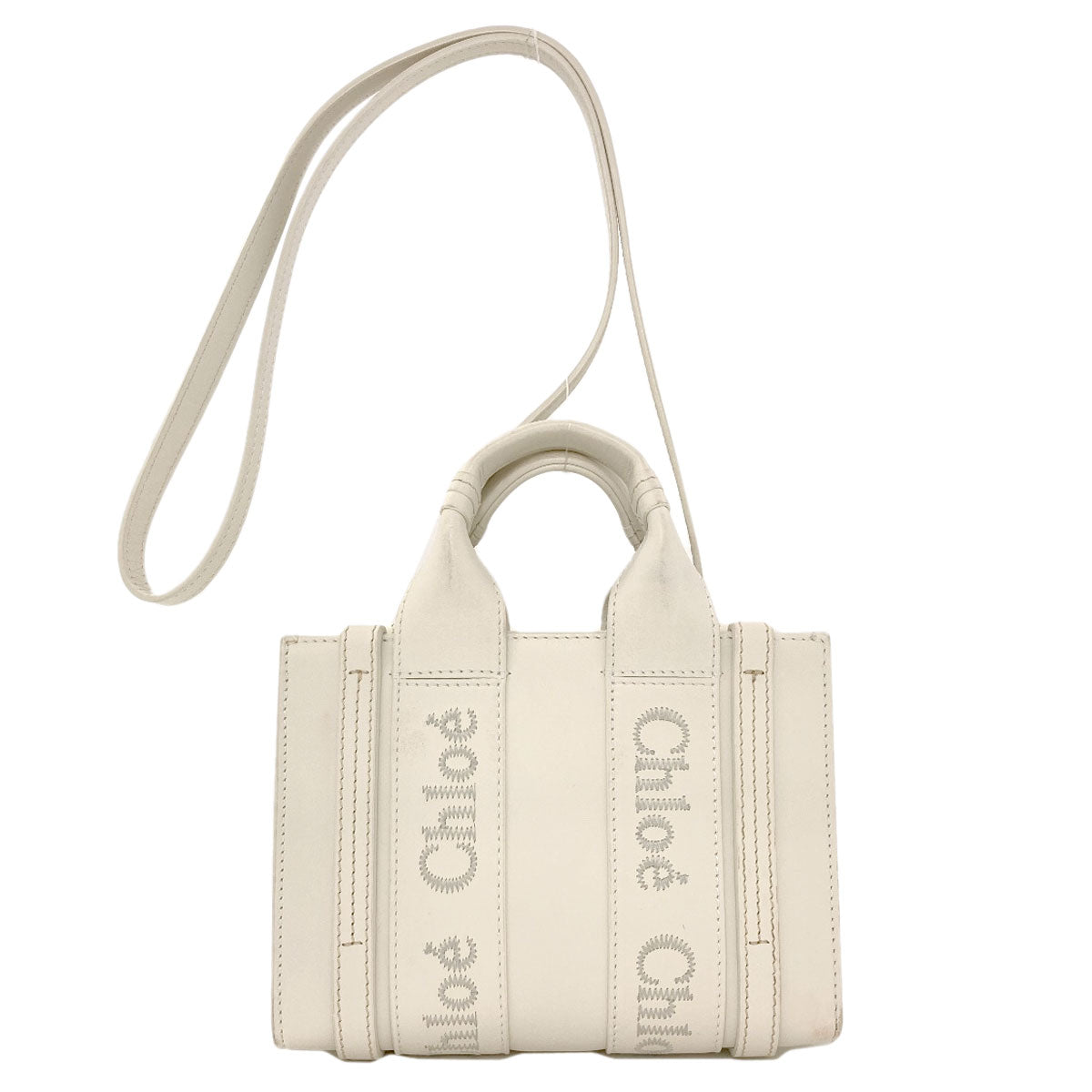 クロエ ウッディ スモール 2WAY ハンドバッグ 中古 商品画像3