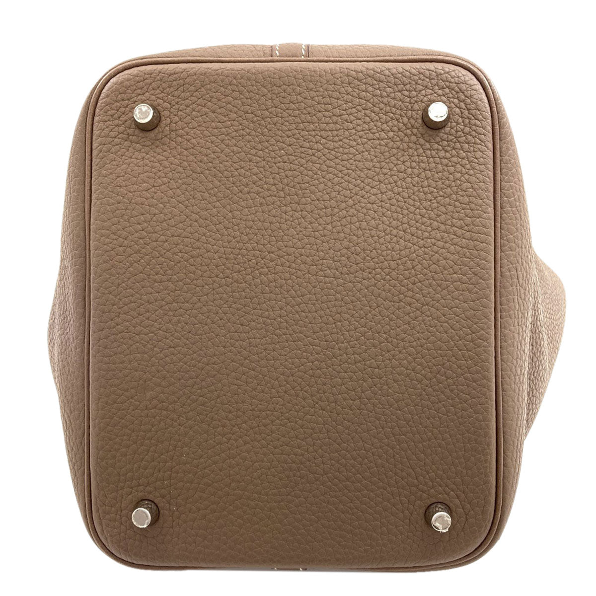 エルメス ピコタンロックMM エトープ シルバー金具 ハンドバッグ 中古 商品画像5