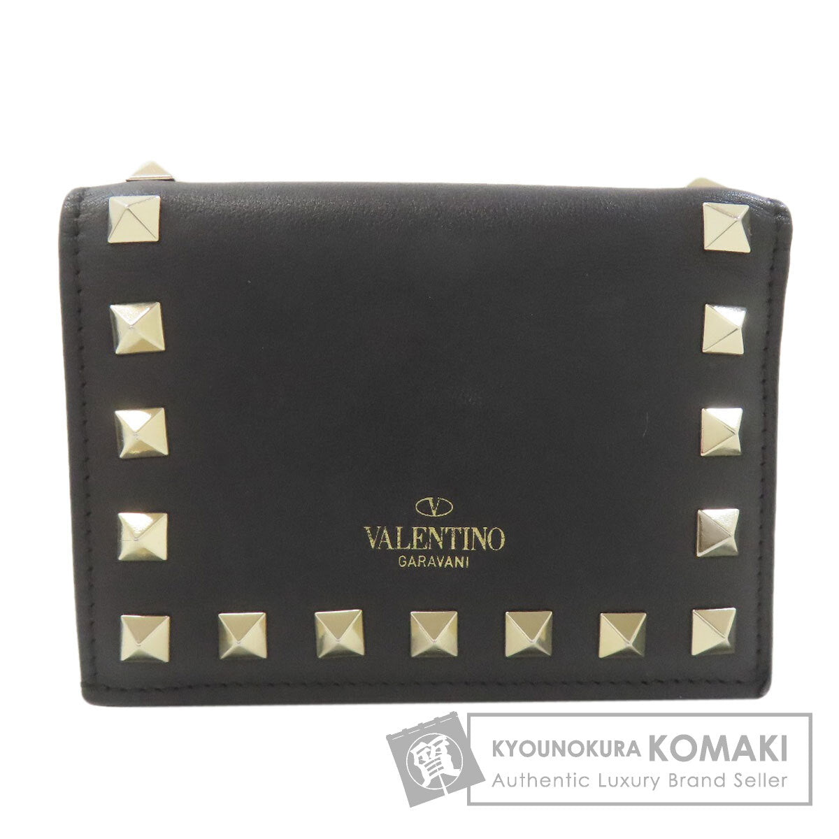 バレンティノ ロックスタッズ 二つ折り財布（小銭入れあり） 中古 商品画像1