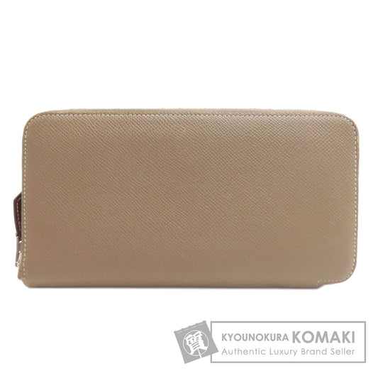 エルメス アザップシルクイン ロング エトープ シルバー金具 長財布（小銭入れあり） 中古 商品画像1