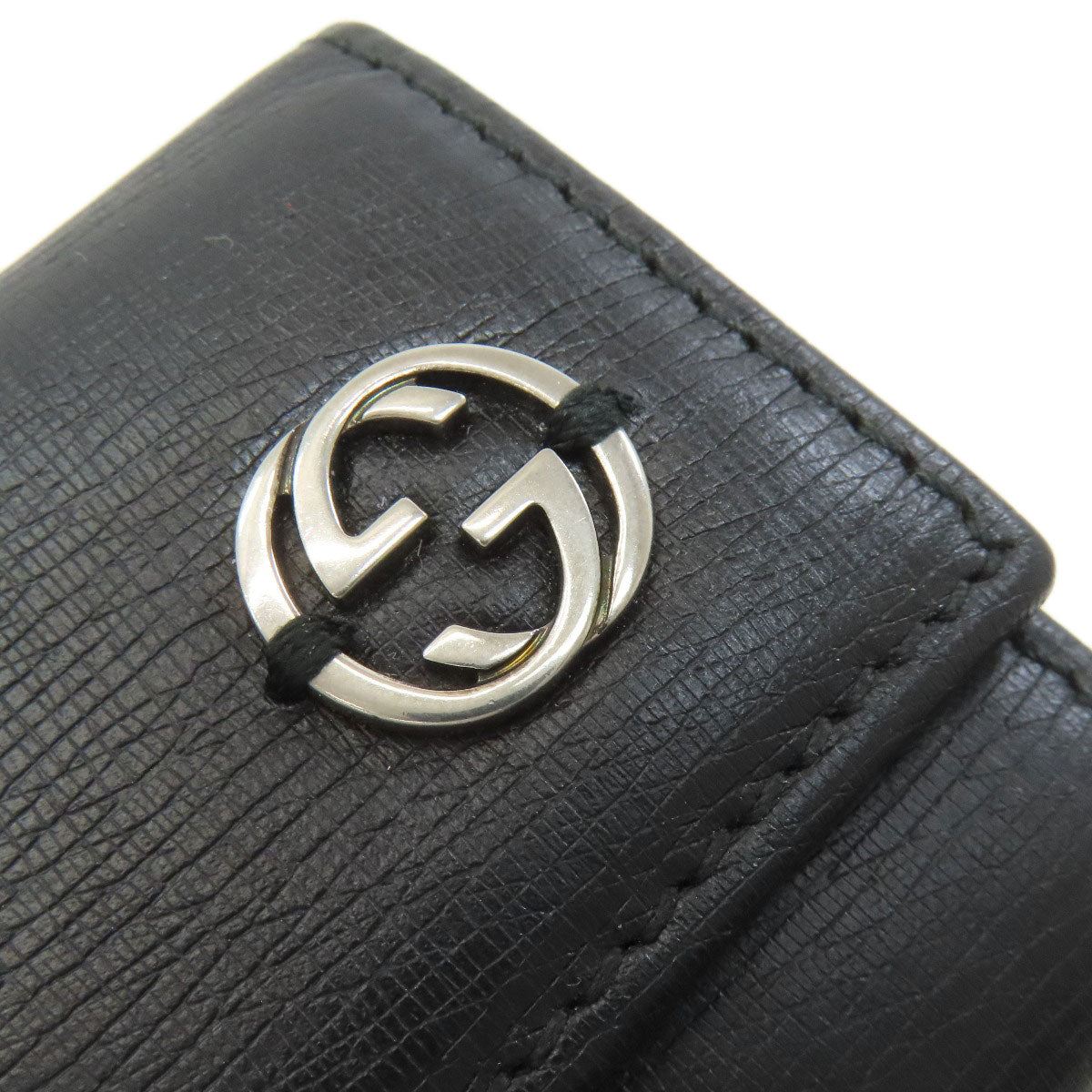 GUCCI グッチ 256337 インターロッキングG キーケース レザー レディース 中古