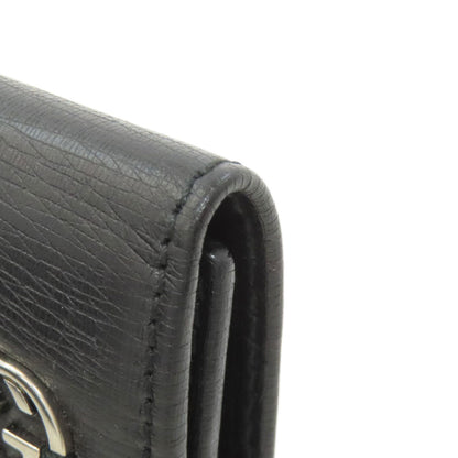 GUCCI グッチ 256337 インターロッキングG キーケース レザー レディース 中古