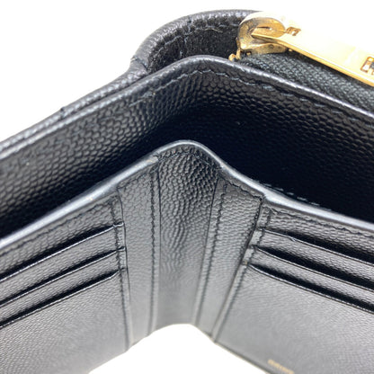 イヴ・サンローラン カサンドラ ステッチ 二つ折り財布（小銭入れあり） 中古 商品画像11