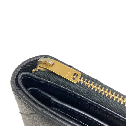 イヴ・サンローラン カサンドラ ステッチ 二つ折り財布（小銭入れあり） 中古 商品画像13