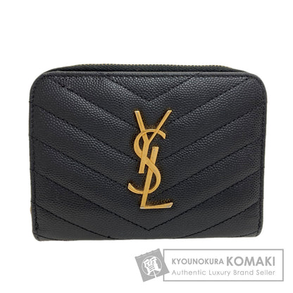 イヴ・サンローラン カサンドラ ステッチ 二つ折り財布（小銭入れあり） 中古 商品画像1