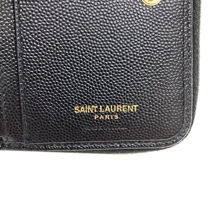 イヴ・サンローラン カサンドラ ステッチ 二つ折り財布（小銭入れあり） 中古 商品画像8