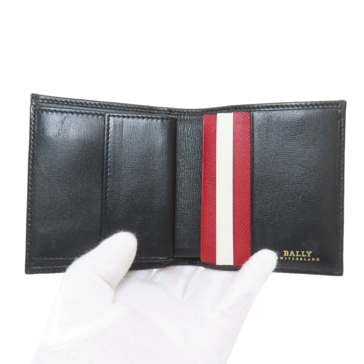 バリー ロゴ 二つ折り財布（小銭入れあり） 中古 商品画像5