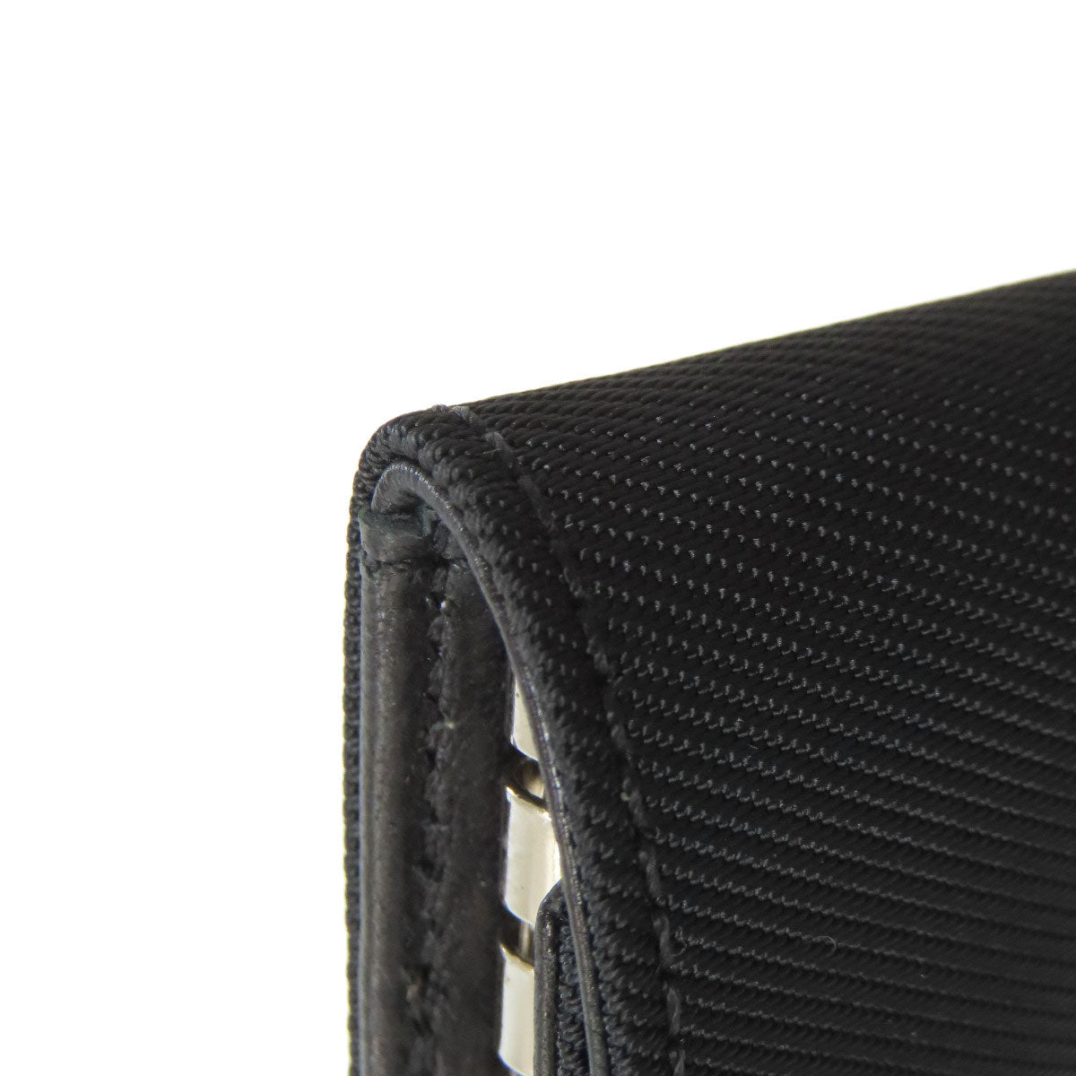 FENDI フェンディ ロゴ キーケース キャンバス レディース 中古