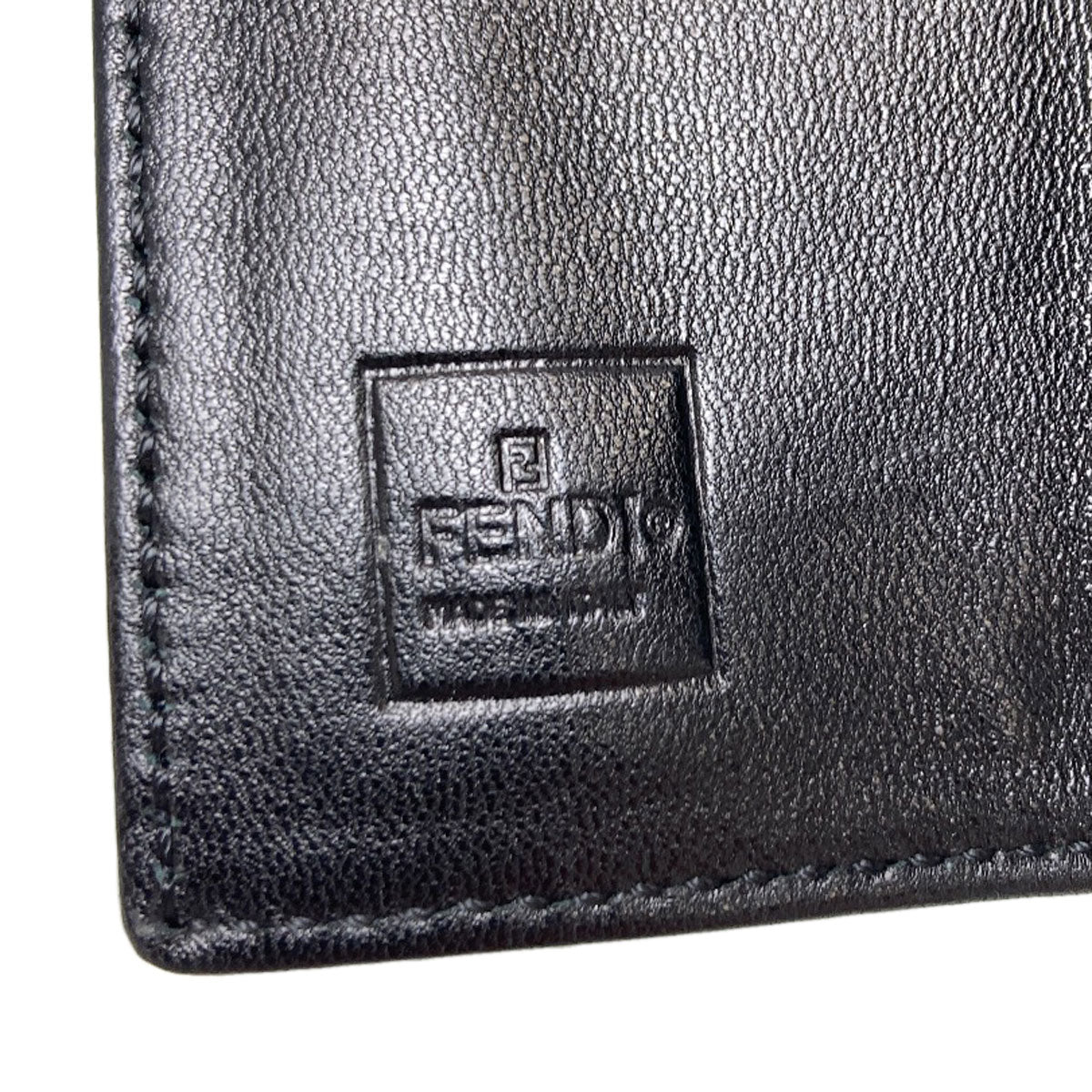 FENDI フェンディ ロゴ キーケース キャンバス レディース 中古