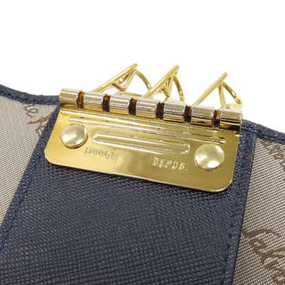 Salvatore Ferragamo サルヴァトーレフェラガモ ガンチーニ金具 キーケース レザー レディース 中古
