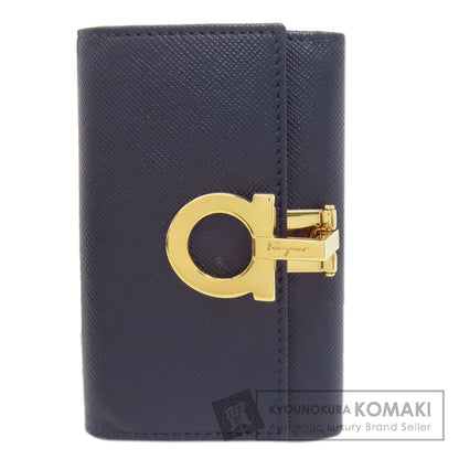 Salvatore Ferragamo サルヴァトーレフェラガモ ガンチーニ金具 キーケース レザー レディース 中古