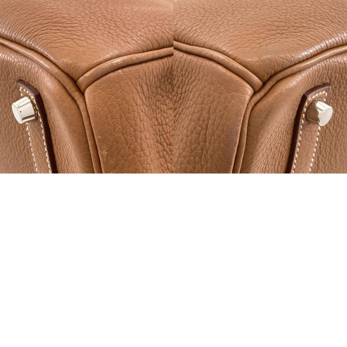 エルメス バーキン35 ゴールド シルバー金具 ハンドバッグ 中古 商品画像20