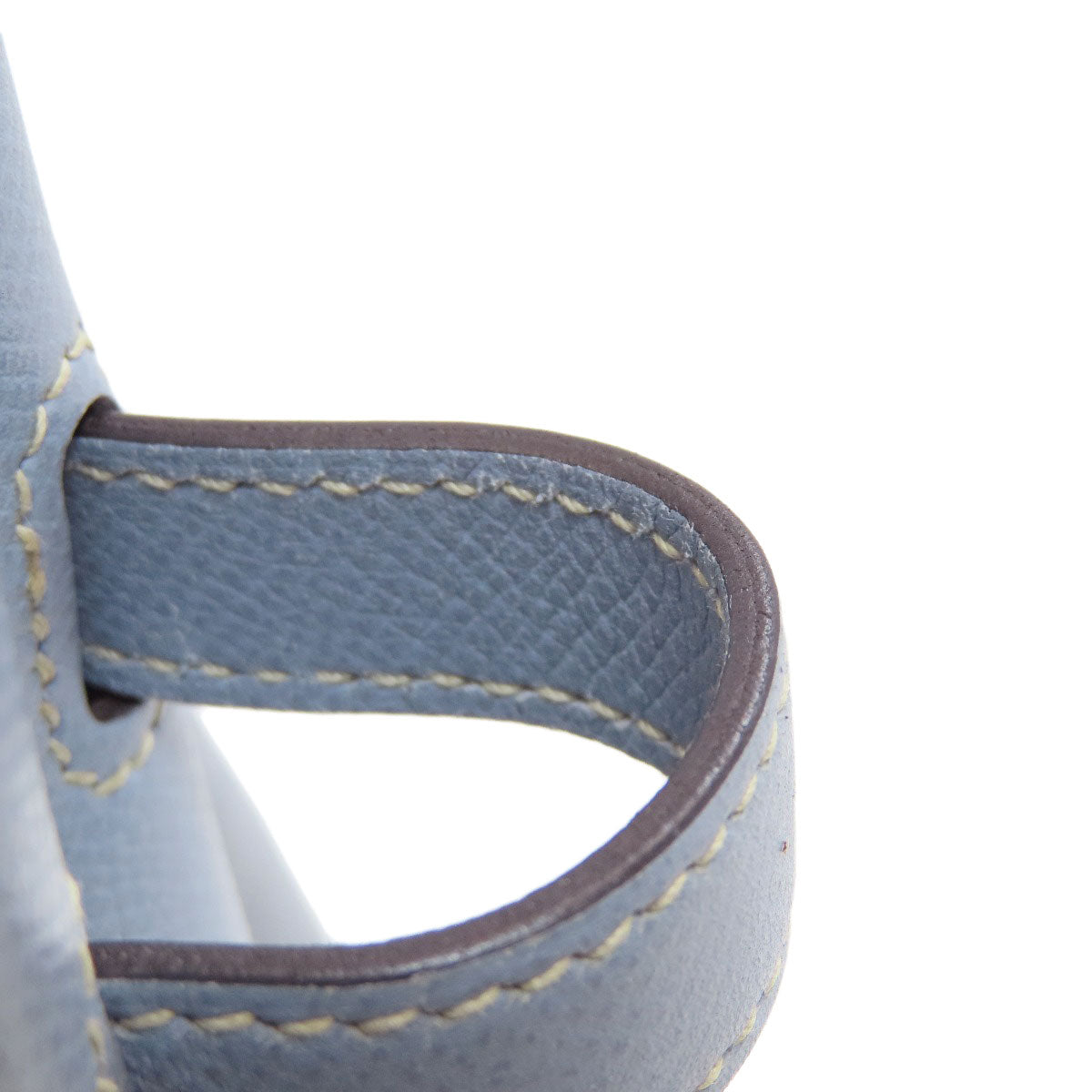 エルメス バーキン30 ブルーリン シルバー金具 ハンドバッグ 中古 商品画像14