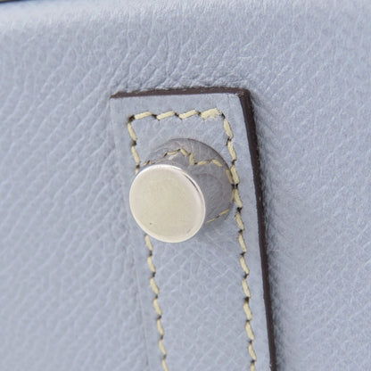 エルメス バーキン30 ブルーリン シルバー金具 ハンドバッグ 中古 商品画像17