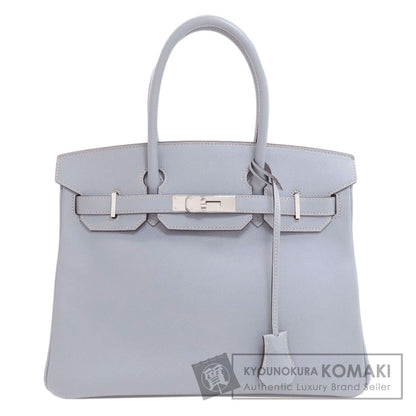 エルメス バーキン30 ブルーリン シルバー金具 ハンドバッグ 中古 商品画像1