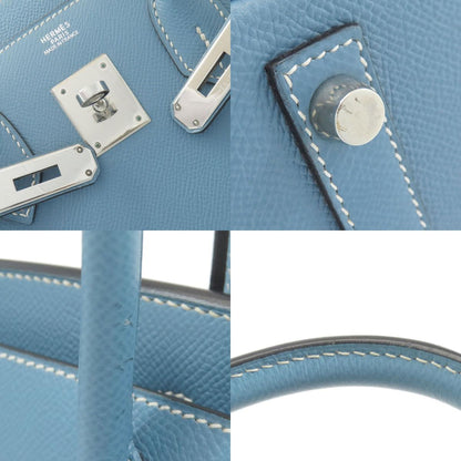 エルメス バーキン30 ブルージーン シルバー金具 ハンドバッグ 中古 商品画像19