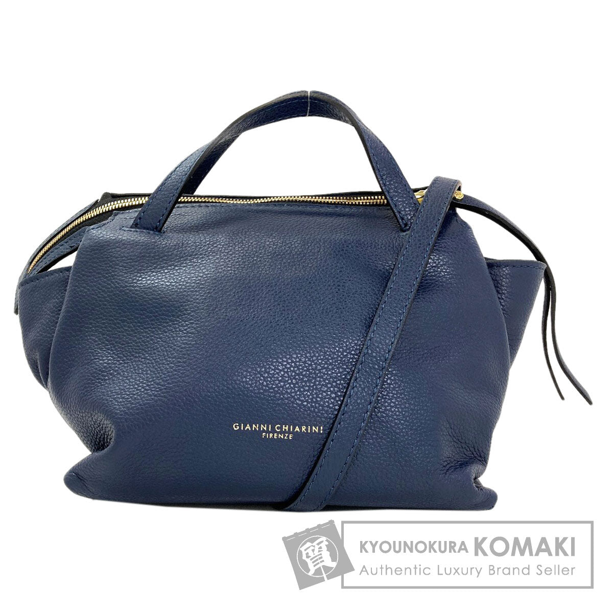 ジャンニキアリーニ 2WAY ハンドバッグ 中古 商品画像1